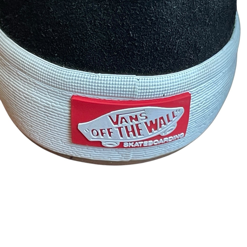 VANS The Lizzie Shoe Suede Canvas Black White Sneaker Unisex Male 5.5 / Female 7 - Picture 4 of 16